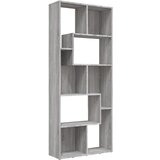 Maison Chic Knjižna omara - Knjižni regal siva sonoma 67x24x161 cm konstruiran les, (21726387) Cene