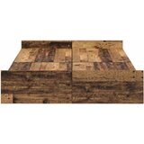 Krevet s ladicama Staro drvo 120 x 200 cm Konstruirano drvo | shoptok.hr