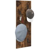  Vješalica za kapute na zidu Dimljeni hrast 30 x 1,5 x 80 cm | shoptok.hr