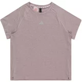 ADIDAS SPORTSWEAR Tehnička sportska majica 'LUX' srebrno siva / lavanda