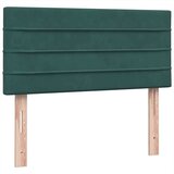 Box spring postelja z vzmetnico temno zelena 80x220 cm žamet, (21791338) | Shoptok.si