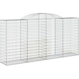  Lučne gabionske košare 8 kom 300x50x140/160cm pocinčano željezo | shoptok.hr