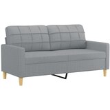 Maison Chic Dvosed kavč - Sofa - Kanape svetlo siv 140 cm blago, (21727387) Cene