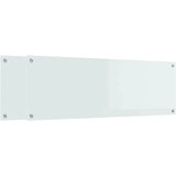 Kuhinjski zid 2 pcs Bijelo 120 x 40 cm Staklo otporno na udarce | shoptok.hr