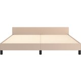  Okvir za krevet s uzglavljem cappuccina 160x200 cm umjetna kože | Shoptok.si