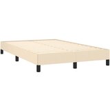  Okvir kreveta bez madraca krem 120x190 cm od tkanine | shoptok.hr