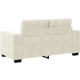  Dvosedežna garnitura krem barve, 120 cm, iz žameta, (22054610) | Shoptok.si