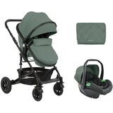 Kikka Boo Amaia Premium kolica za bebe 3u1 Green | ePonuda.com