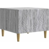  Kava Stol Siva Sonoma 50 x 49 x 40 cm Konstruirano drvo | Shoptok.si