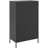  Visoka komoda crna 68 x 39 x 113 cm čelična | shoptok.hr