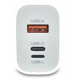 BAVIN Bavitel punjač 30W Usb A/Type C/IOS + kabl Type C/Lightning bela KeKe-PD004 | ePonuda.com