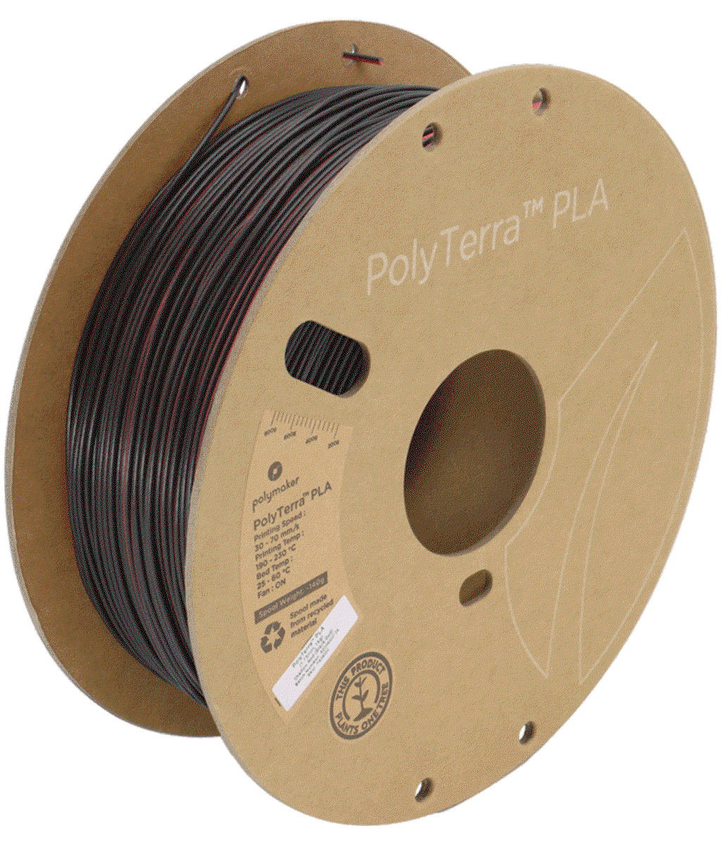 Polymaker polyterra pla dual shadow red black-red, 1,75 mm / 1000 g | Eponuda.com