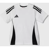 Adidas Otroška bombažna kratka majica TIRO24 SWTEEY bela barva