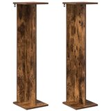 Stalak za biljke 2 pcs Dimljeni Hrast 25 x 25 5 x 100 5 cm | shoptok.hr