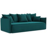 Makamii Tirkizna baršunasti sklopiva/s prostorom za odlaganje sofa 225 cm Hula – | shoptok.hr