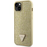 Guess Trdo ohišje za Apple iPhone 15 Triangle Diamond, Zlata, (21244216) Cene