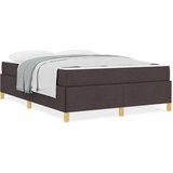  Krevet s opruga kutije Ostalo Tamno smeđa i bijela 140 x 190 cm | shoptok.hr