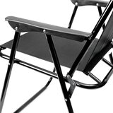 Crna sklopiva kamperska stolica | Eponuda.com