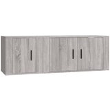 vidaXL Komplet TV omaric 2-delni siv sonoma inženirski les, (20732742) | Shoptok.si
