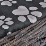 vidaXL penjalica/kućica/krevet/dvorac/grebalica za mačke od vrbe s jastukom | shoptok.hr