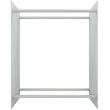  Stalak za drva za ogrjev bijeli 80 x 35 x 100 cm kaljeno staklo | Eponuda.ba