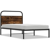 Maison Chic Posteljni okvir - Enojna postelja - Postelja za odrasle brez vzmetnice 100x190 cm dim. hrast inž. les-J10355, (21773117) | Shoptok.si