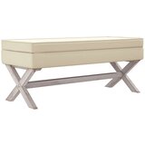 vidaXL stolček s prostorom za shranjevanje 110x45x49 cm blago | Shoptok.si
