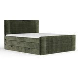 Maison de Rêve Temno zelena boxspring postelja s prostorom za shranjevanje 140x200 cm Bergamo – | Shoptok.si