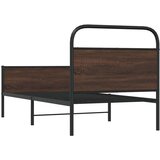 vidaXL Okvir kreveta bez madraca smeđa boja hrasta 100 x 200 cm drveni | shoptok.hr