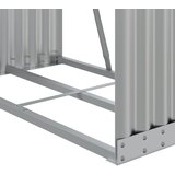  Držač za cjepanice srebrni 80x45x120 cm od pocinčanog čelika | Eponuda.com