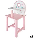  Visoki stolac Woomax 25 x 55 x 20 cm Lutke Bijela Roza 2 kom. | shoptok.hr