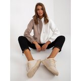 RUE PARIS Sweatshirt-RV-BL-8233.32X-white-beige | Shoptok.si