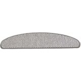 vidaXL Samolepilne preproge za stopnice Sisal-Look 30 kosov Platina | Shoptok.si
