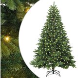 vidaXL Umestno božično drevo med 300 LED Zelena 180 cm PE in PVC, (5000067682) | Shoptok.si