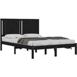  Za krevet od masivne borovine crni 140 x 190 cm | shoptok.hr