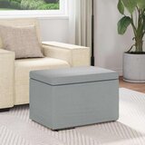  Stolica Svetlo siva 61 x 41 x 40 cm Tkanina in obdelano les, (5000243295) | Shoptok.si