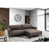 MID.YOU KOTNA SEDEŽNA GARNITURA, gladka tkanina svetlo rjava | Shoptok.si