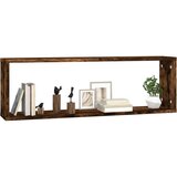  Kockaste zidne police 4 kom boja hrasta 80x15x26 5 cm drvene | shoptok.hr