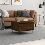 vidaXL Stolić za kavu boja hrasta 55 x 55 x 36 5 cm konstruirano drvo Cijene