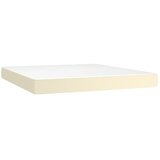  box spring s madracem LED krem 160x200cm od umjetne kože | shoptok.hr