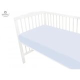 MimiNu Plahta pamučna 120x60 cm, plava | shoptok.hr