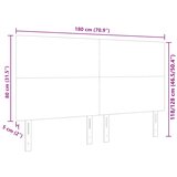  Uzglavlje Tamno siva 180 cm Kordura tekstil | Eponuda.com