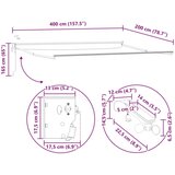  Električni zložljiv senčnik Bež 4 x 2 m Poliester s PU premazom, (5000205261) | Shoptok.si