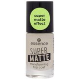 Essence Super Matte Transforming Top Coat nadlak z mat učinkom 8 ml Cene