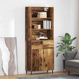 vidaXL Highboard s ladicama Staro drvo 69,5 x 34 x 180 cm | shoptok.hr