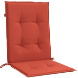  Jastuci za stolice 4 kom prošarano crvena 100x50x4 cm tkanina | shoptok.hr