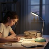 LED prigušiva punjiva stona lampa VISUA LED/5W/5V 3000-5000K tirkizna | Eponuda.com