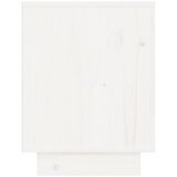  Noćni ormarići 2 kom bijeli 40 x 30 x 40 cm od masivne borovine | shoptok.hr