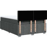  Okvir kreveta s oprugama i madrac svjetlosivi 160x200cm tkanina | shoptok.hr