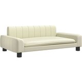  Dječja fotelja krem 90x53x30 cm od umjetne kože | shoptok.hr